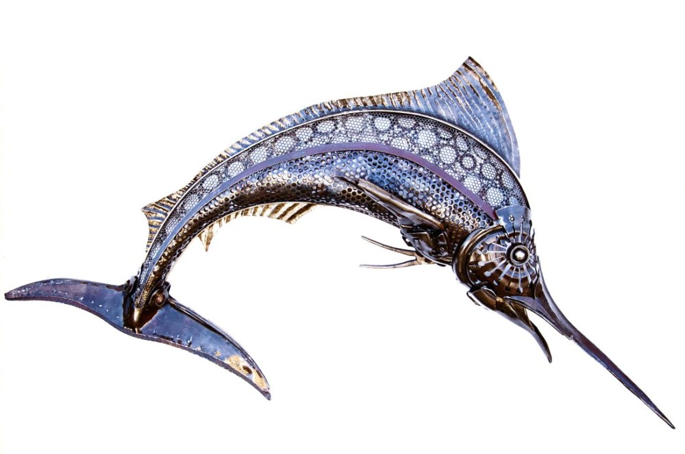 Striking Animal Scrap Metal Sculptures By Alan Williams 11