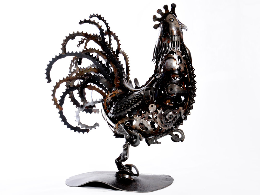 Striking Animal Scrap Metal Sculptures By Alan Williams 13
