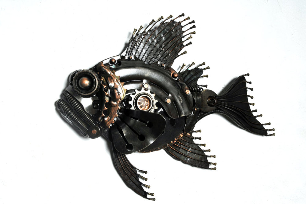 Striking Animal Scrap Metal Sculptures By Alan Williams 15