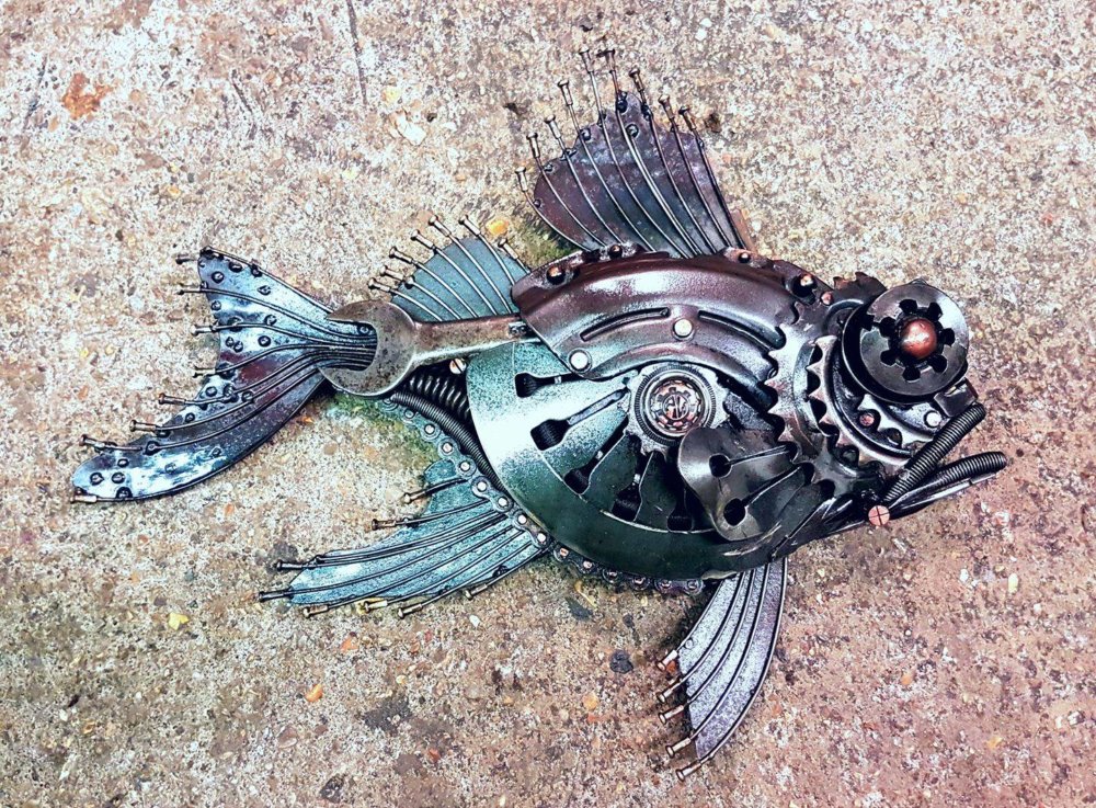 Striking Animal Scrap Metal Sculptures By Alan Williams 3