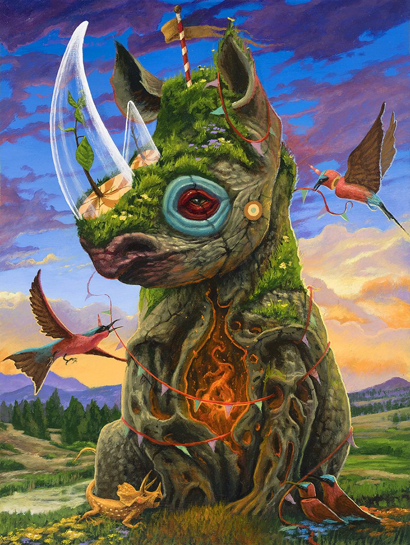 Surrealist Animal Murals And Illustrations In Vivid Colors By Dulk 10