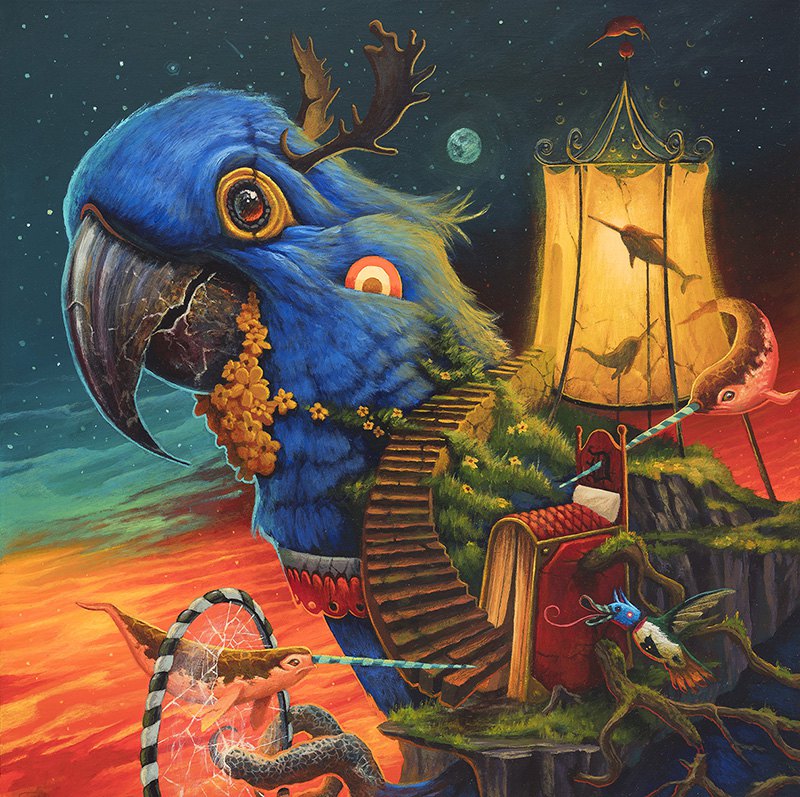 Surrealist Animal Murals And Illustrations In Vivid Colors By Dulk 14