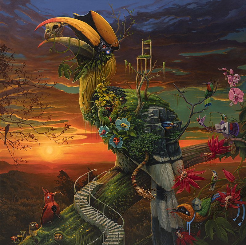 Surrealist Animal Murals And Illustrations In Vivid Colors By Dulk 15