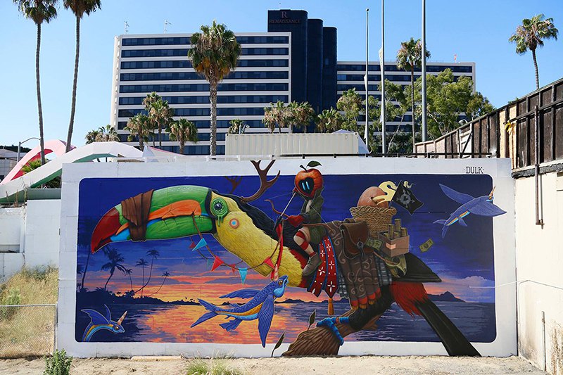 Surrealist Animal Murals And Illustrations In Vivid Colors By Dulk 4