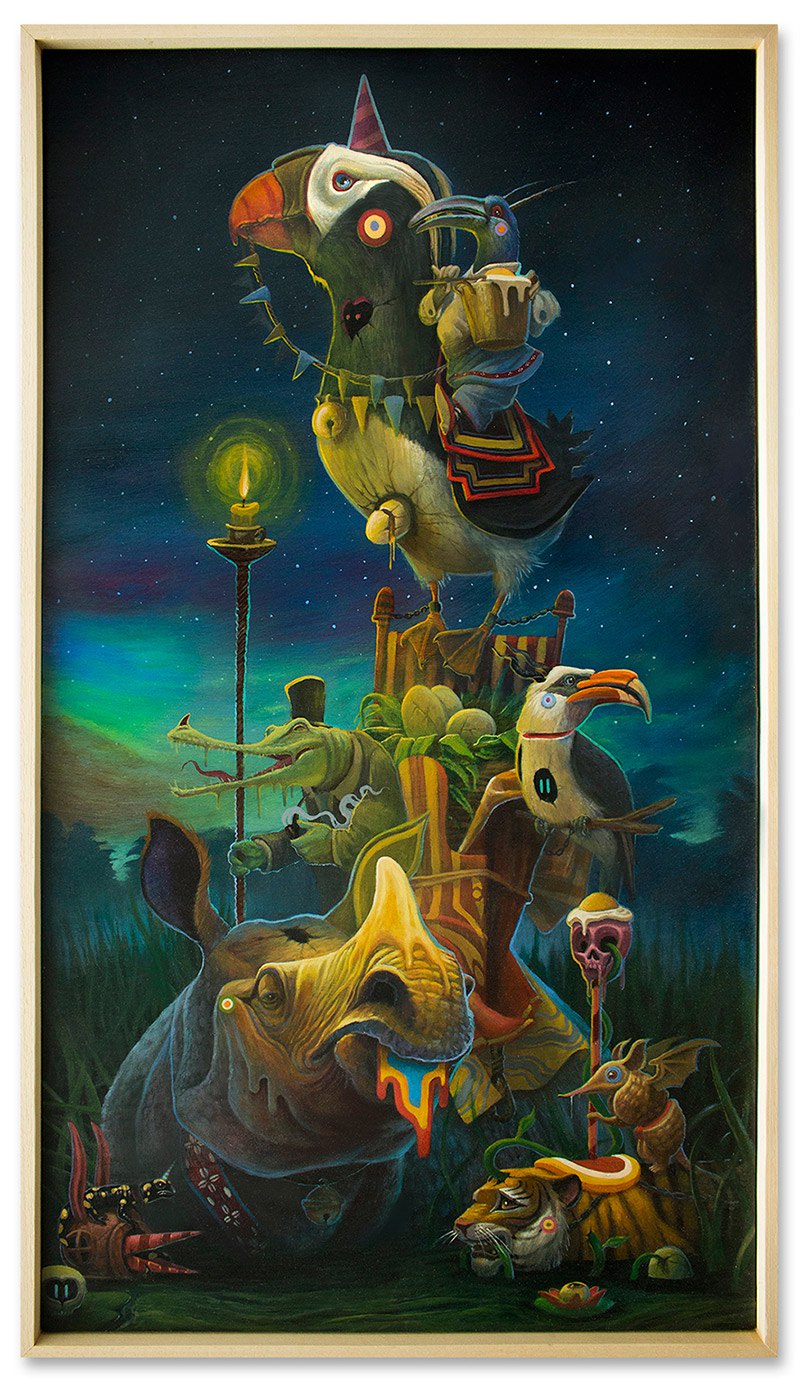 Surrealist Animal Murals And Illustrations In Vivid Colors By Dulk 9