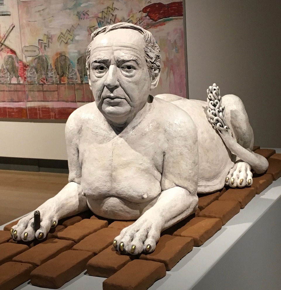 Surrealist Figure Ceramic Sculptures By Adrian Arleo 4