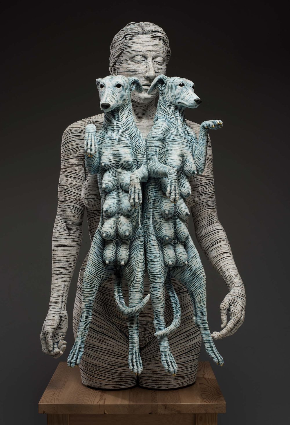 Surrealist Figure Ceramic Sculptures By Adrian Arleo 9