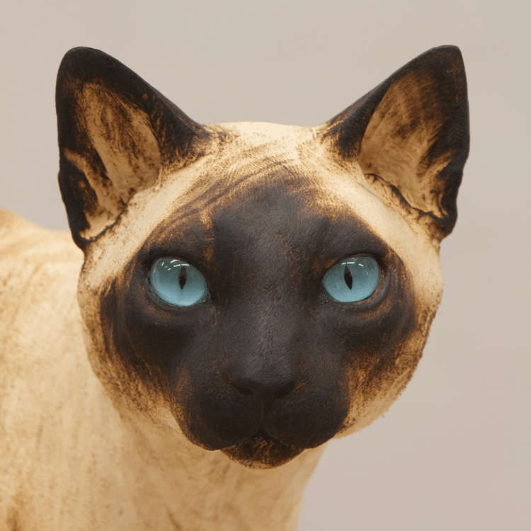 Animal Wood And Alabaster Stone Sculptures Painted With Charring By Gerard Mas 8