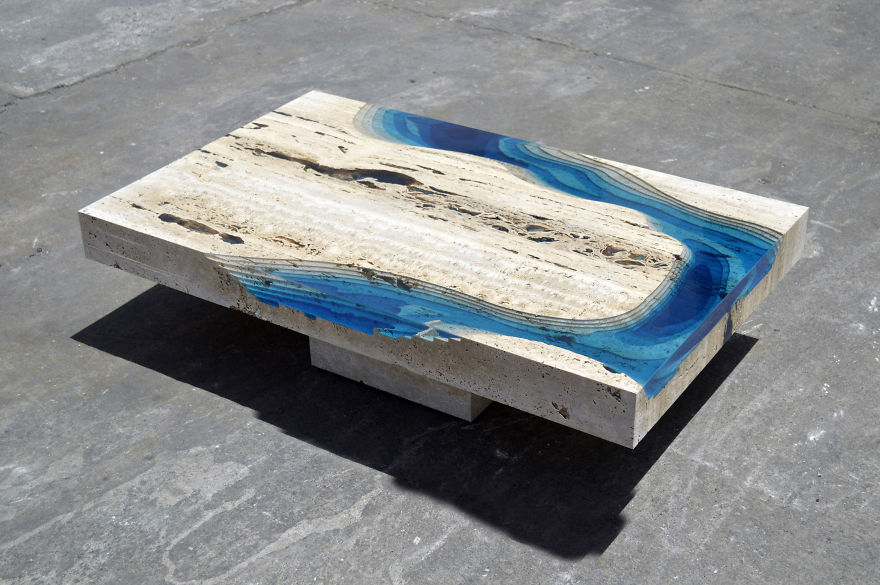 Astonishing Ocean Themed Tables By Alexandre Chapelin 1