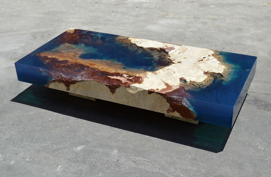 Astonishing Ocean Themed Tables By Alexandre Chapelin 7