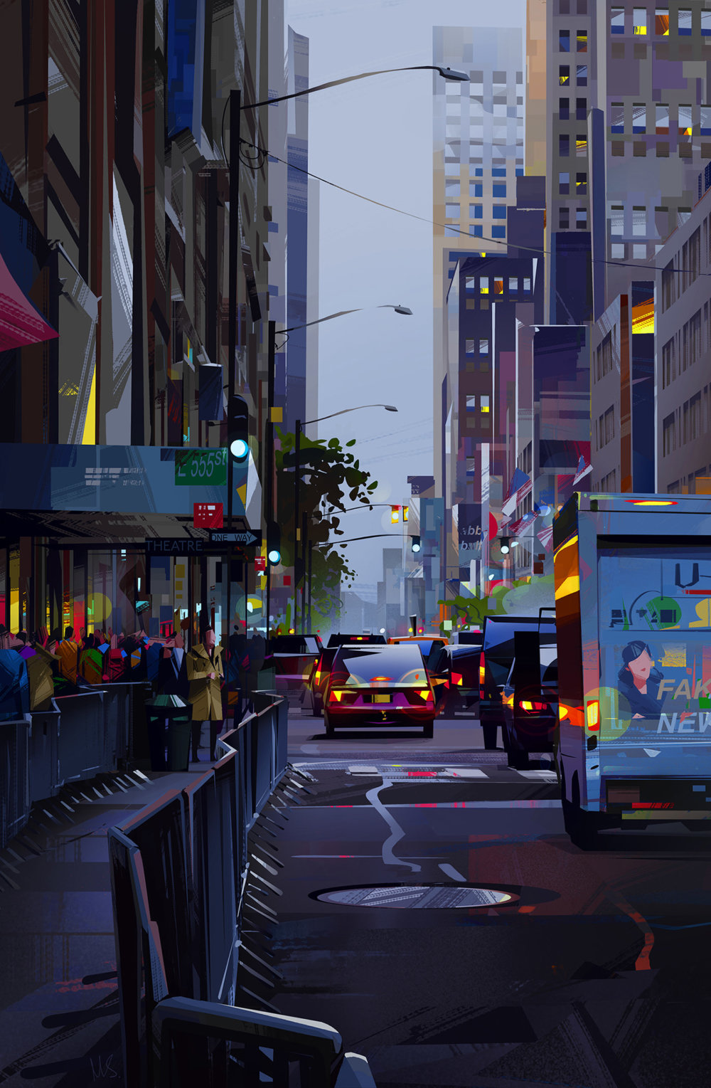 Colorful Figurative And Urban Illustrations By Michal Sawtyruk 1