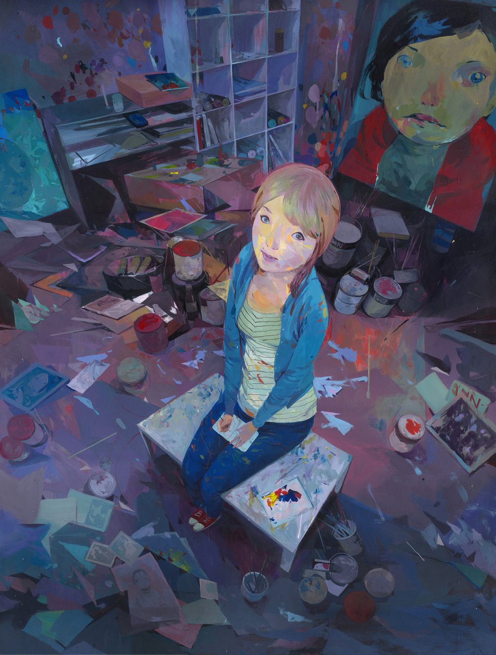 Colorful Illustrative Paintings By Andrew Hem 7