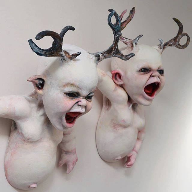 Creepy Ceramic Sculptures By Ronit Baranga 4