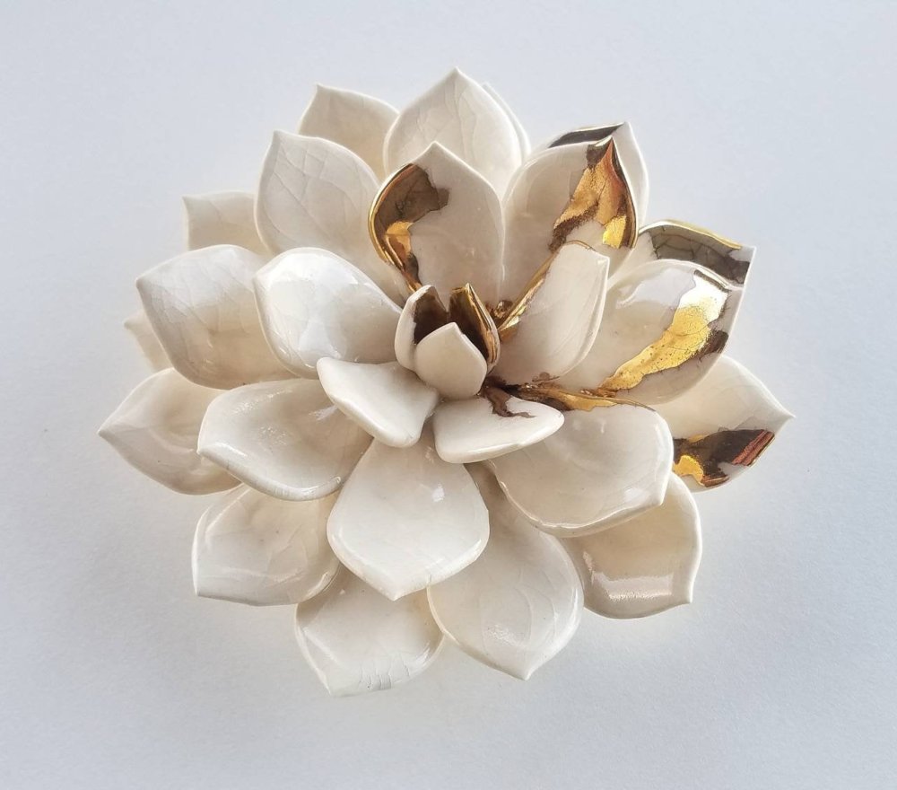 Gorgeous Handmade Ceramic Flowers And Succulents By Owen Mann 7