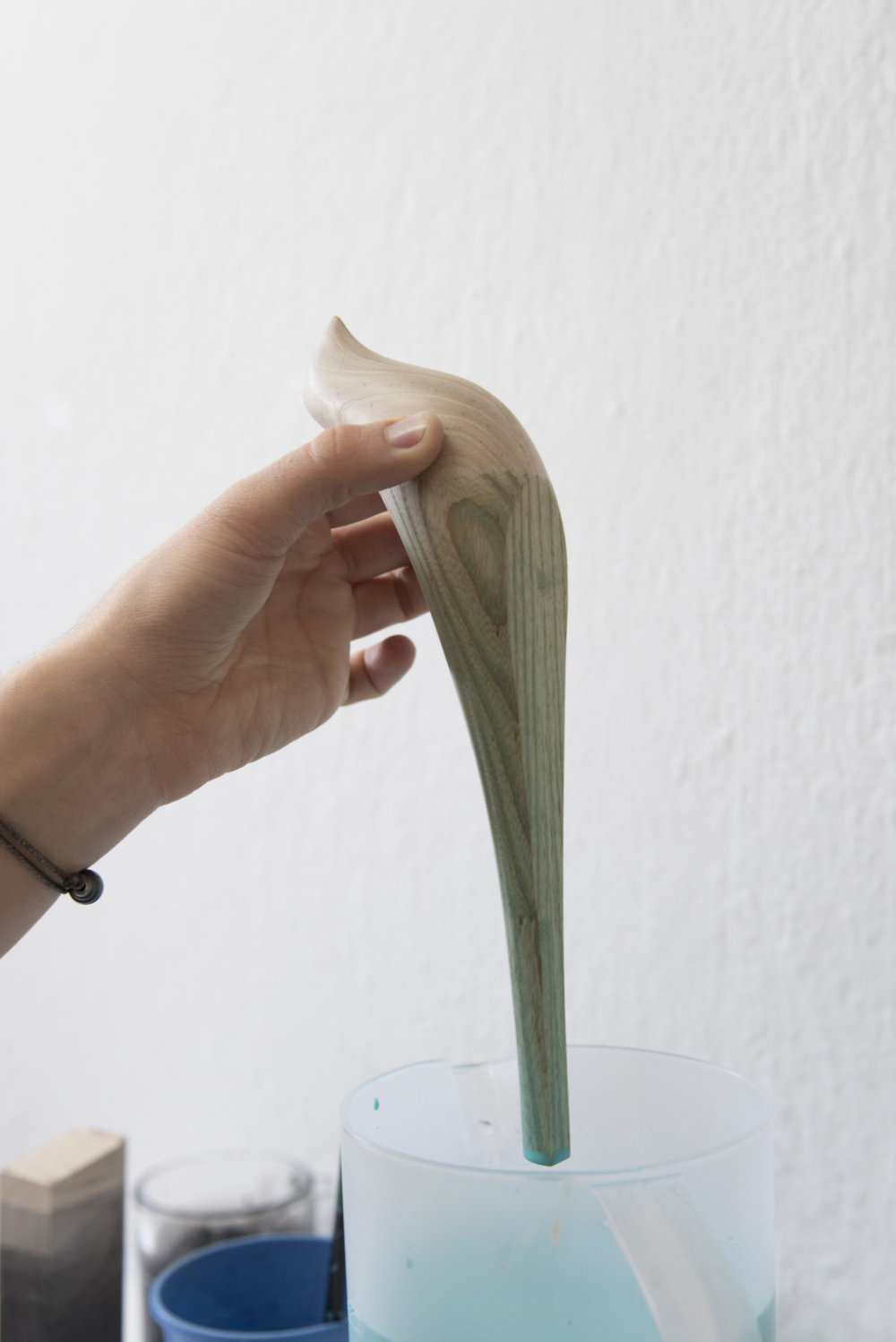 Immersed Birds Bird Wood Sculptures With Watercolor Plumage By Moises Hernandez 13