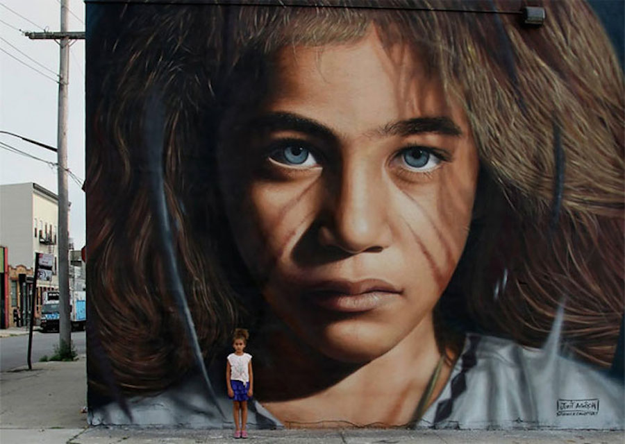 Large Scale Hyper Realistic Portrait Murals By Jorit Agoch 1