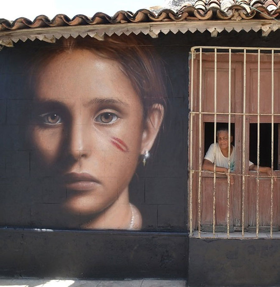 Large Scale Hyper Realistic Portrait Murals By Jorit Agoch 14