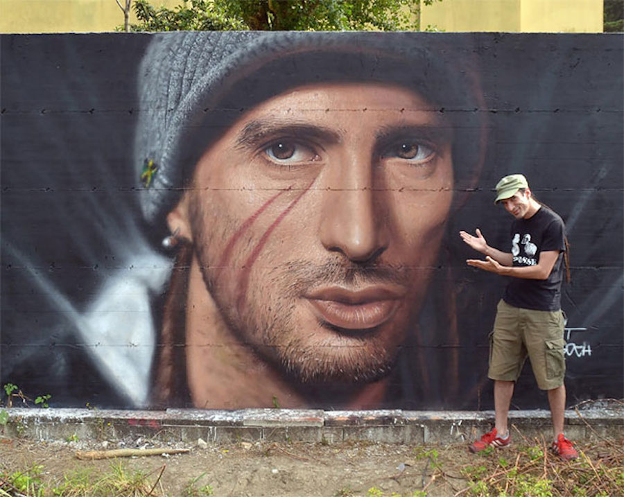 Large Scale Hyper Realistic Portrait Murals By Jorit Agoch 6