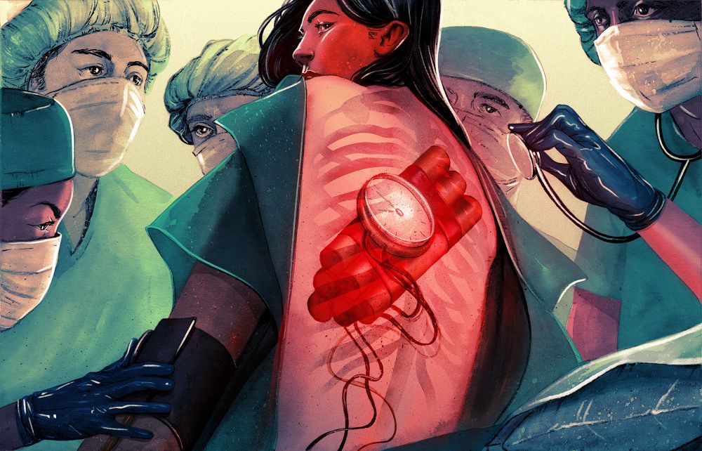 Light And Shadow Fascinating Editorial Illustrations By Zoe Van Dijk 11