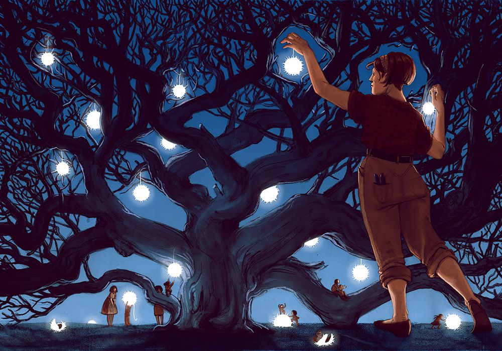 Light And Shadow Fascinating Editorial Illustrations By Zoe Van Dijk 13