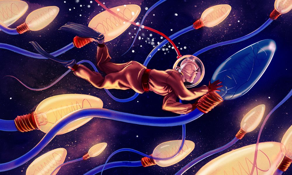 Light And Shadow Fascinating Editorial Illustrations By Zoe Van Dijk 9