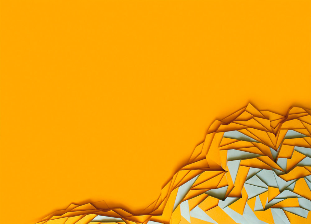 Multicolored 3D paper patterns by Maud Vantours (10)