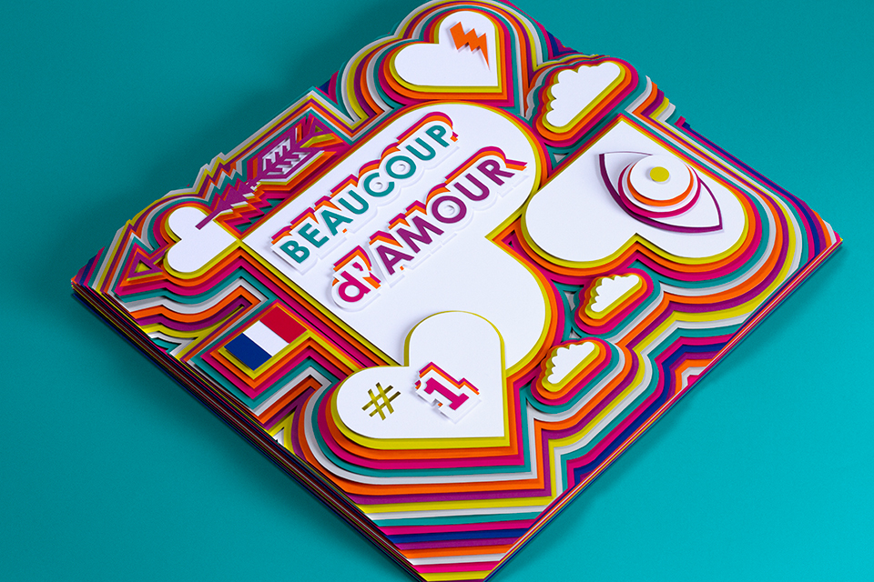 Multicolored 3d Paper Patterns By Maud Vantours 12