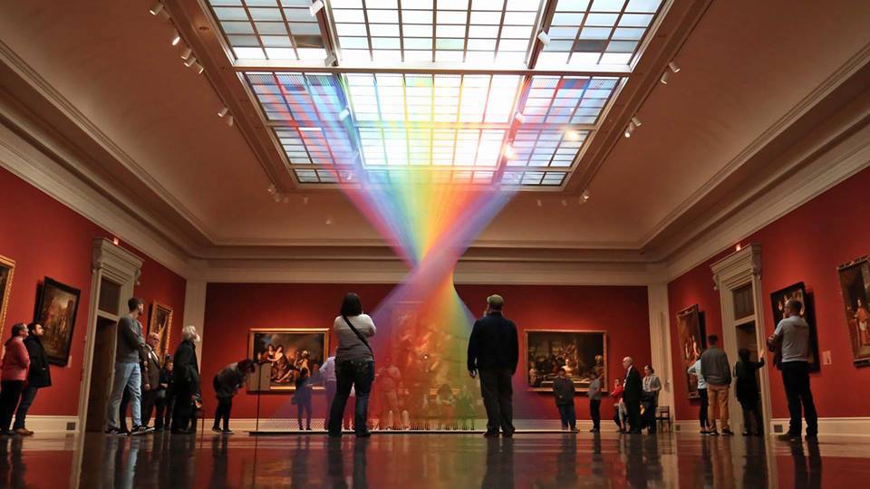 Rainbow Themed Thread Installations By Gabriel Dawe 1