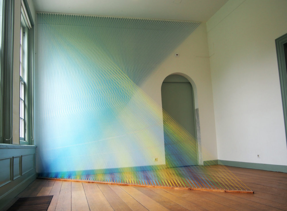 Rainbow Themed Thread Installations By Gabriel Dawe 9