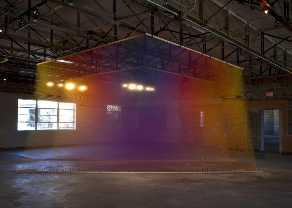 Rainbow Themed Thread Installations By Gabriel Dawe 4