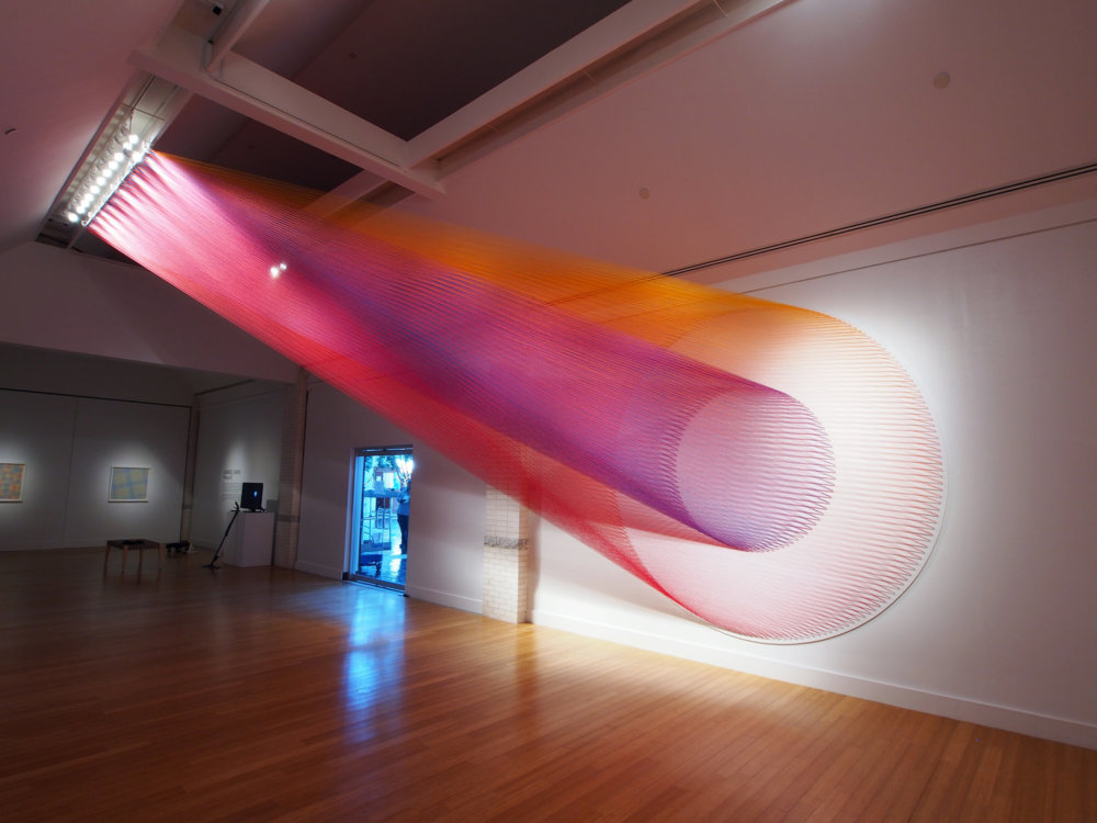 Rainbow Themed Thread Installations By Gabriel Dawe 5