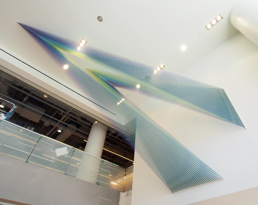 Rainbow Themed Thread Installations By Gabriel Dawe 8