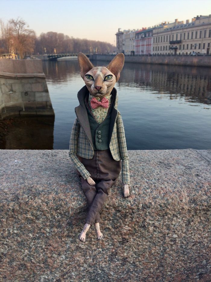 Realistic Dolls Of Sphynx Cats By Elena Alekhina 5
