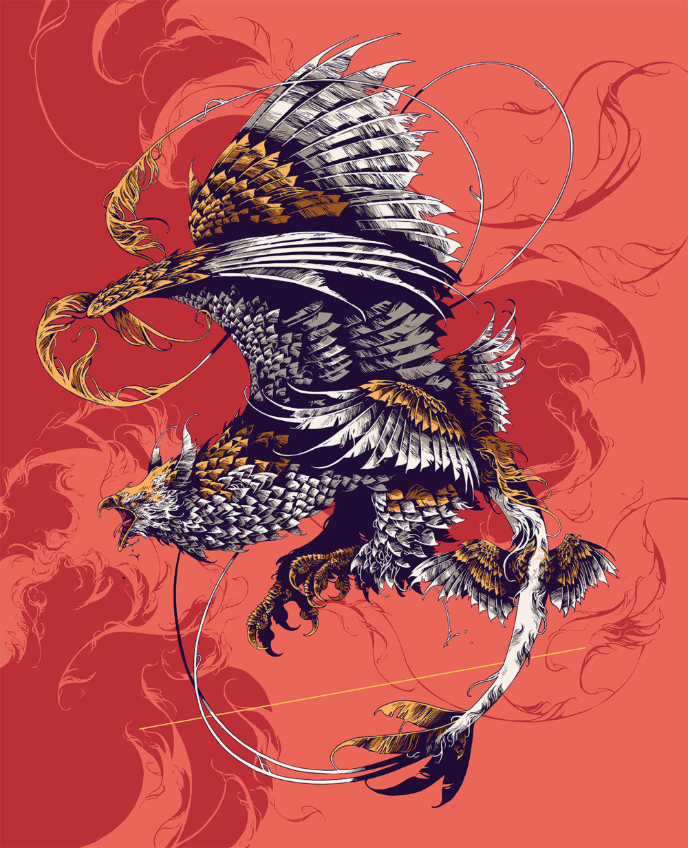 Striking And Intricate Beast Illustrations By Ivan Belikov 3