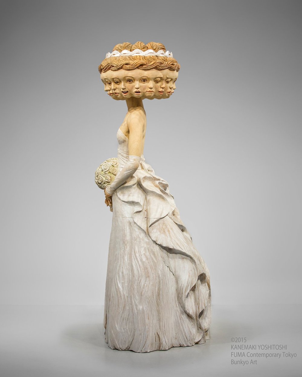 Surreal Figurative Wood Sculptures By Yoshitoshi Kanemaki 14