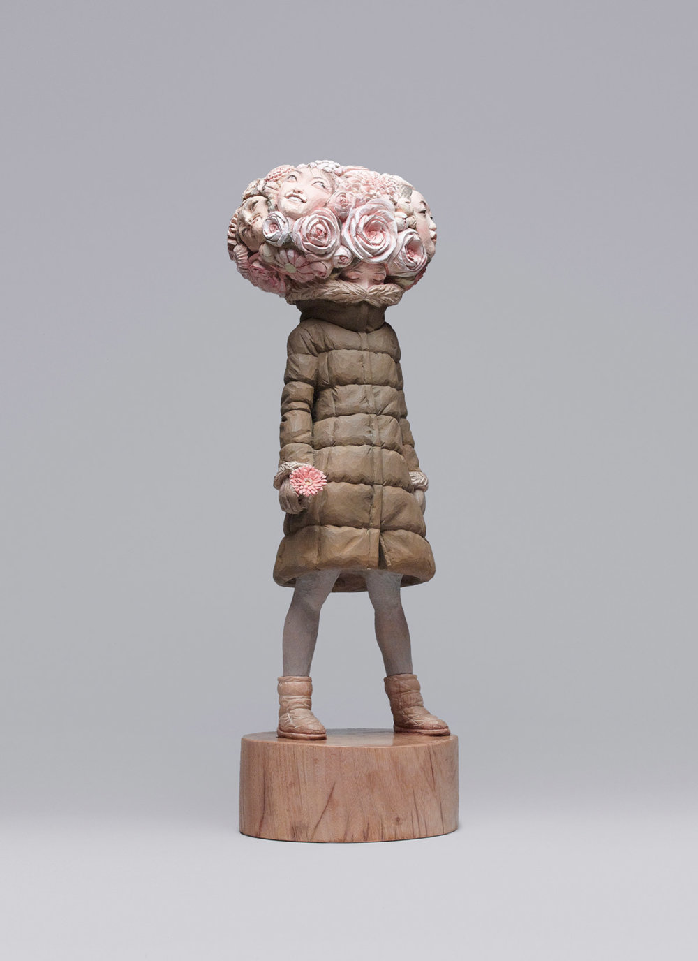 Surreal Figurative Wood Sculptures By Yoshitoshi Kanemaki 5