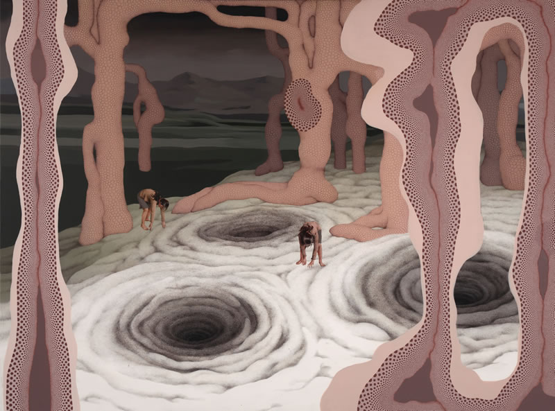 Surrealist Landscape Paintings By Jung Yeon Min 4