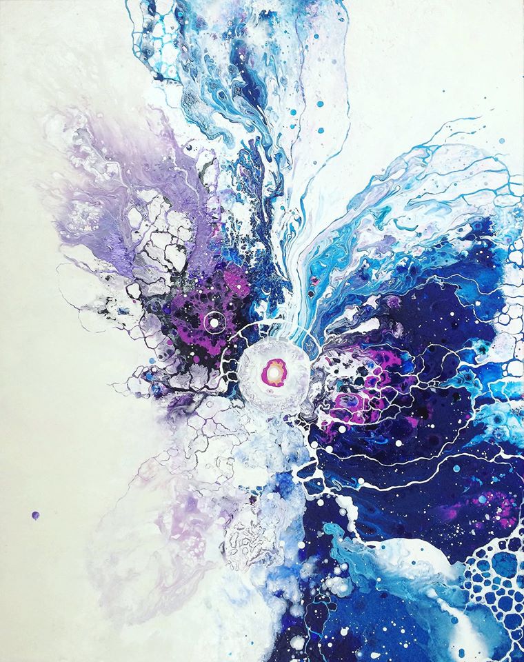 Universes Energy Mesmerizing Abstract Paintings By Emma Lindstrom 13