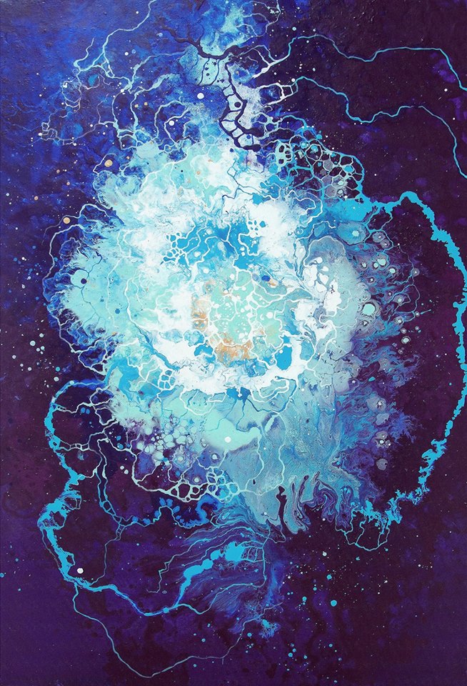 Universes Energy Mesmerizing Abstract Paintings By Emma Lindstrom 2