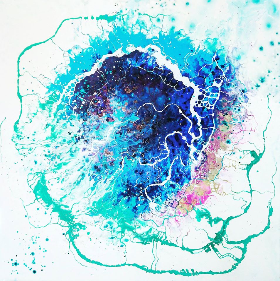 Universes Energy Mesmerizing Abstract Paintings By Emma Lindstrom 4