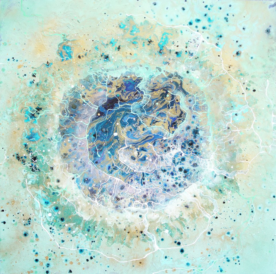 Universes Energy Mesmerizing Abstract Paintings By Emma Lindstrom 7