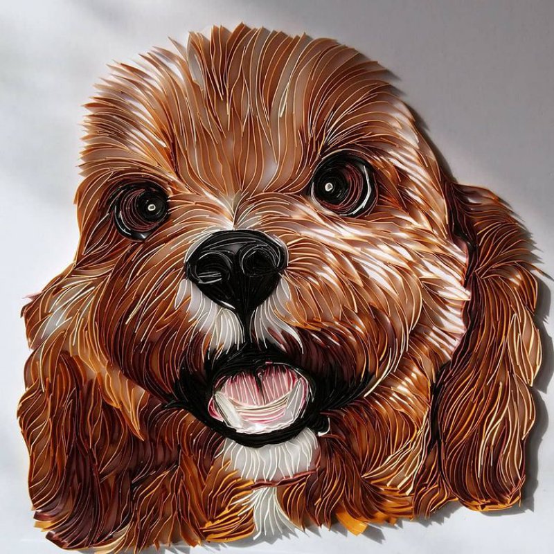 Wonderful Animal Paper Quilling Illustrations By Rebekah Jenkins 11