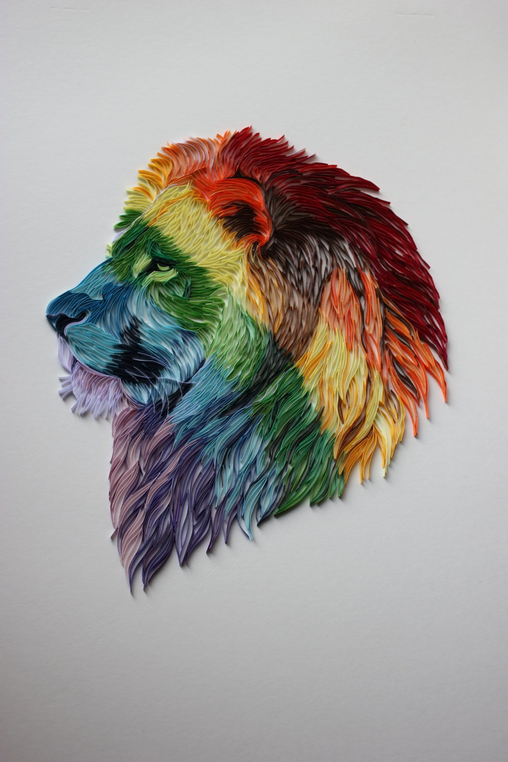 Wonderful Animal Paper Quilling Illustrations By Rebekah Jenkins 12