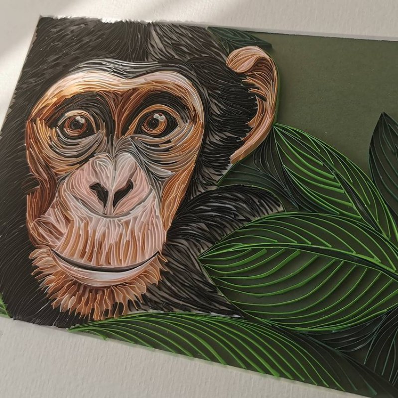 Wonderful Animal Paper Quilling Illustrations By Rebekah Jenkins 13