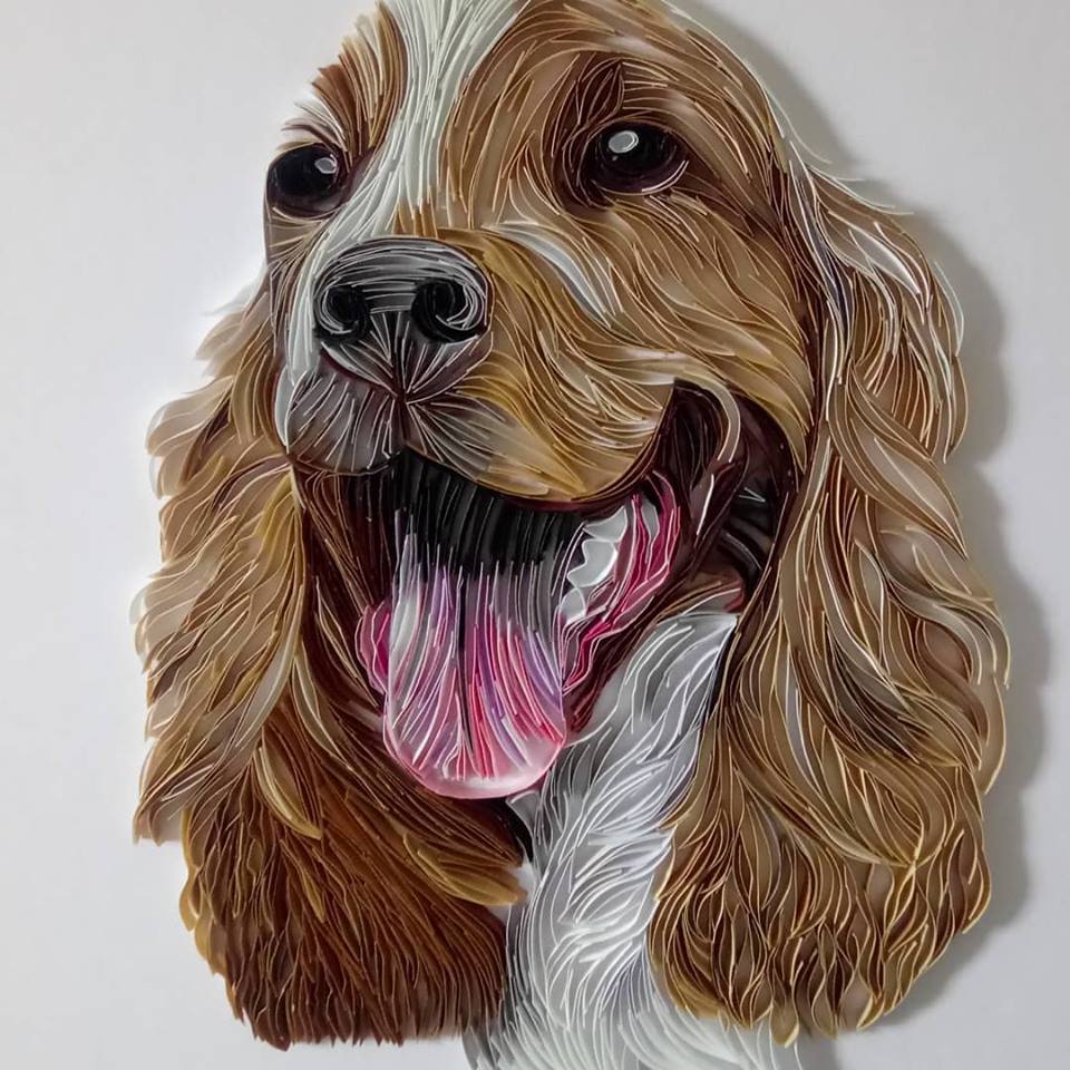 Wonderful Animal Paper Quilling Illustrations By Rebekah Jenkins 2