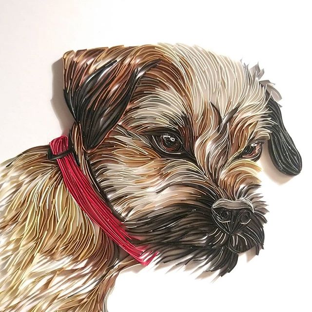Wonderful Animal Paper Quilling Illustrations By Rebekah Jenkins 8