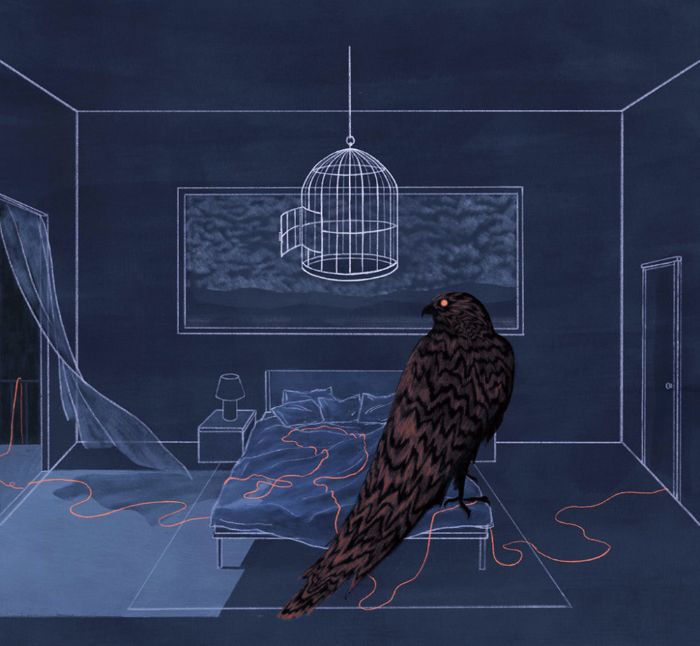 A Silent Room Thoughtful Illustration Series By Jialun Deng 3