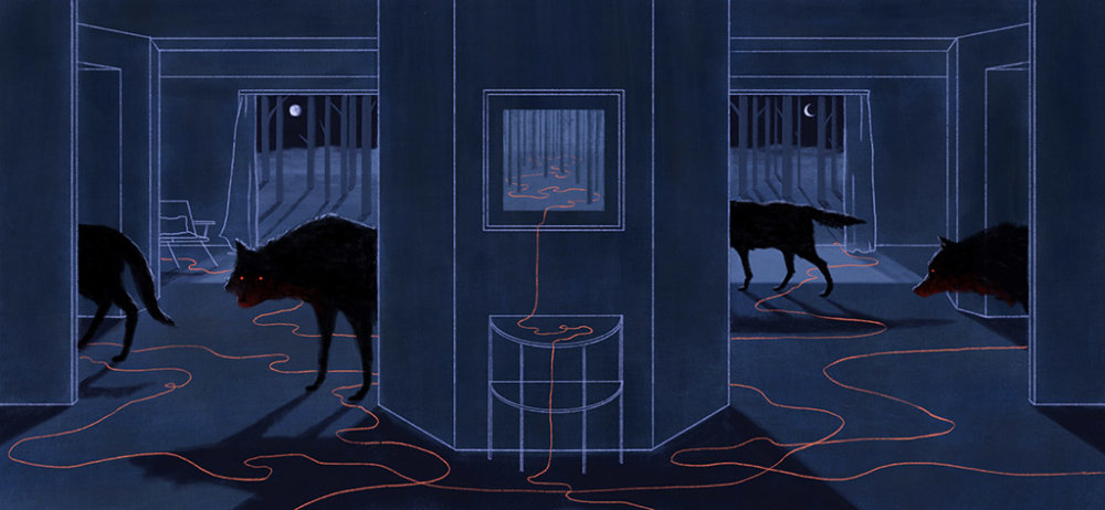 A Silent Room Thoughtful Illustration Series By Jialun Deng 7