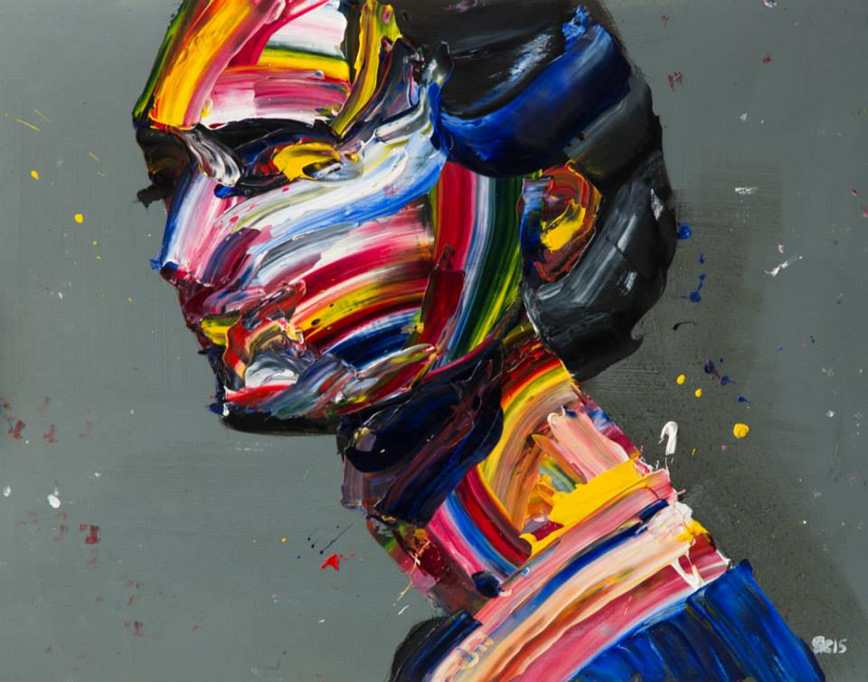 Abstract Oil Paintings Painted With Palette Knives By Salman Khoshroo 7