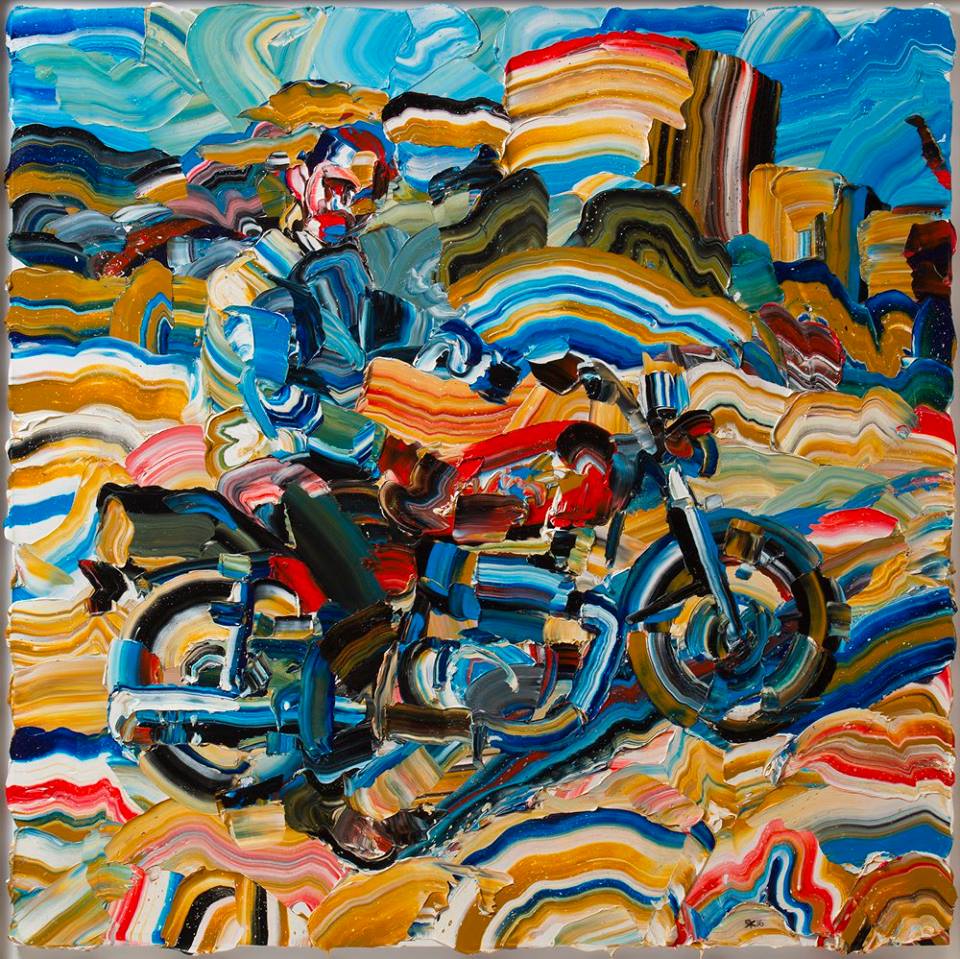 Abstract Oil Paintings Painted With Palette Knives By Salman Khoshroo 8